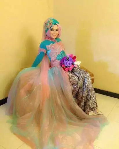 Play Hijab Wedding Dress