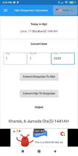 Play Hijri Calculator as an online game Hijri Calculator with UptoPlay