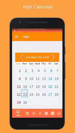 Play Hijri Islamic Calendar Plus Calendar-All in One as an online game Hijri Islamic Calendar Plus Calendar-All in One with UptoPlay