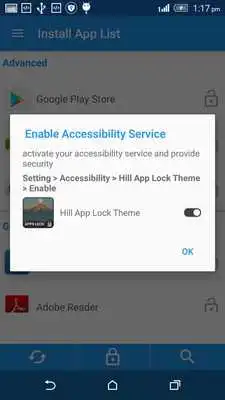 Play Hill App Lock Theme