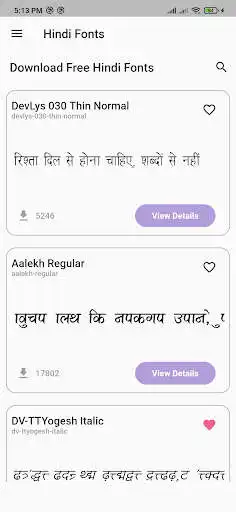 Play Hindi Fonts as an online game Hindi Fonts with UptoPlay