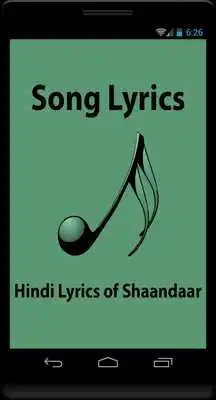 Play Hindi Lyrics of Shaandaar