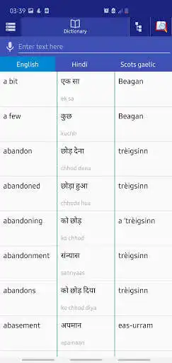 Play Hindi - Scots Gaelic Dictionary  and enjoy Hindi - Scots Gaelic Dictionary with UptoPlay