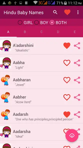 Play Hindu Baby Names With Meanings  and enjoy Hindu Baby Names With Meanings with UptoPlay