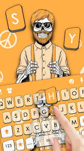 Play Hipster Guy Keyboard Background as an online game Hipster Guy Keyboard Background with UptoPlay