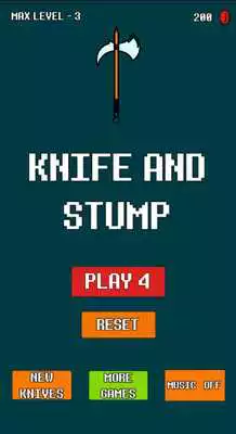 Play Hit knife and stump