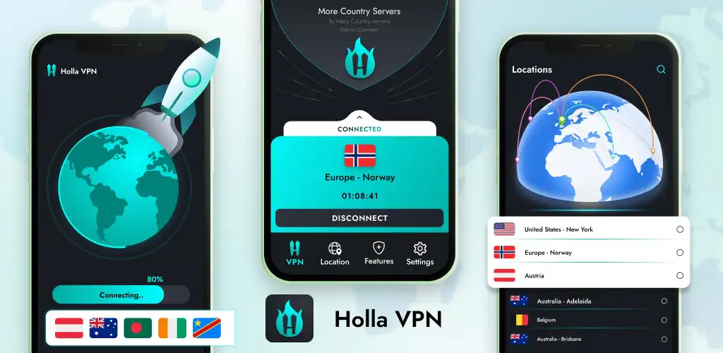 Play Holla Vpn + GFX Tools  and enjoy Holla Vpn + GFX Tools with UptoPlay