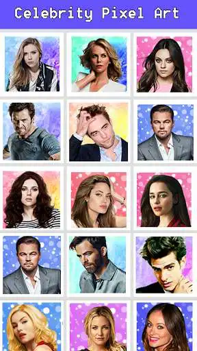 Play Hollywood Pixel Art Celebrity Star Color By Number  and enjoy Hollywood Pixel Art Celebrity Star Color By Number with UptoPlay