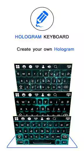 Play Hologram Keyboard as an online game Hologram Keyboard with UptoPlay