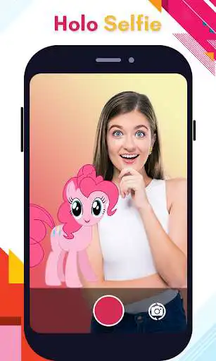 Play Holo Selfie:Holograms on Selfies & Photos & Camera as an online game Holo Selfie:Holograms on Selfies & Photos & Camera with UptoPlay