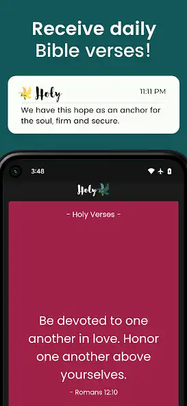 Play Holy - Daily Bible Verses as an online game Holy - Daily Bible Verses with UptoPlay