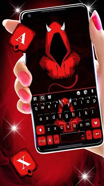 Play Hoodie Devil Keyboard Background as an online game Hoodie Devil Keyboard Background with UptoPlay