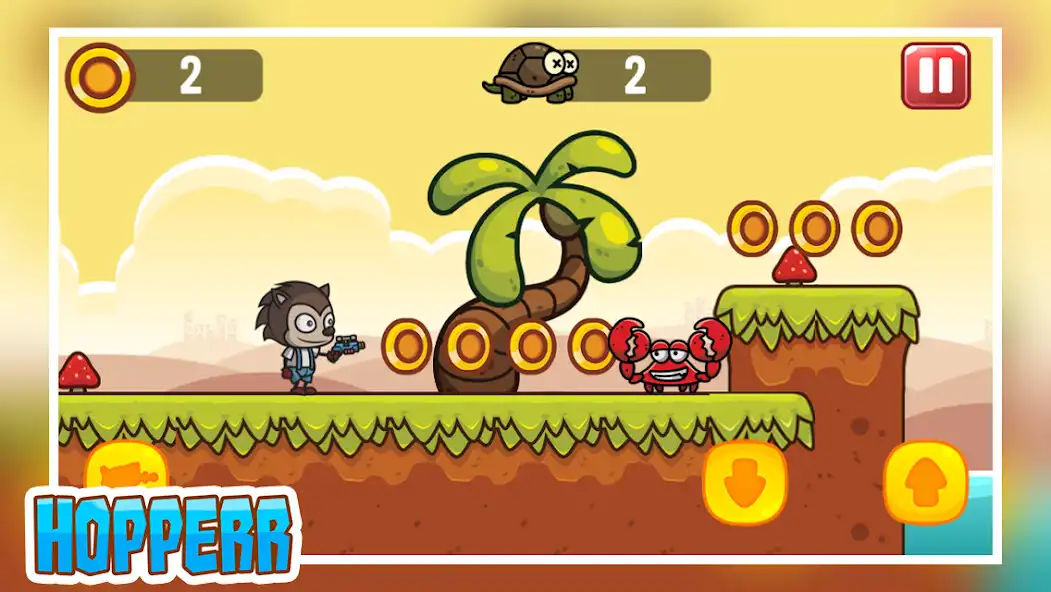 Play Hopperr - Mega Run as an online game Hopperr - Mega Run with UptoPlay