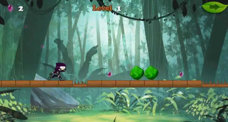 Play Hopping Black Ninja