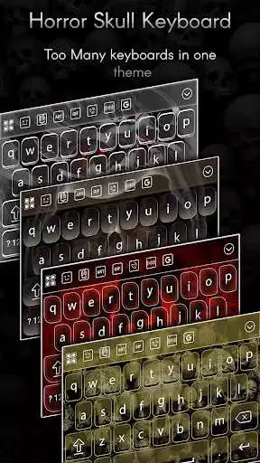 Play Horror Skull Keyboard Theme