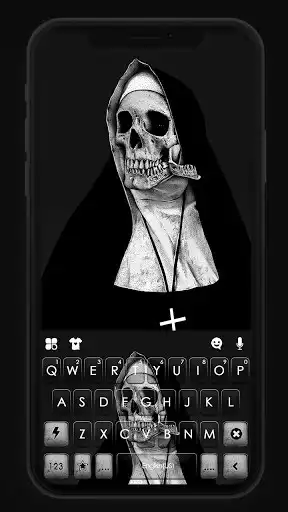 Play Horror Skull Nun Keyboard Background  and enjoy Horror Skull Nun Keyboard Background with UptoPlay