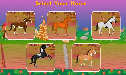 Play Horse Racing Mania - Girl game