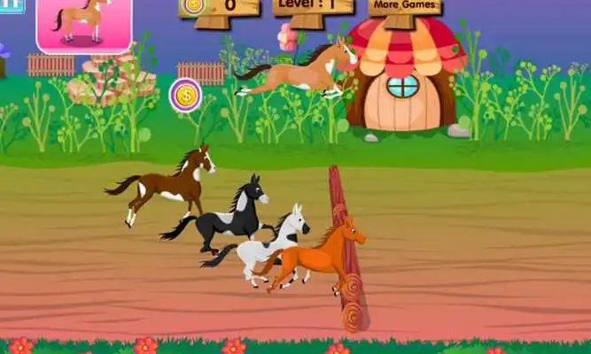 Play Horse Racing Mania - Girl game