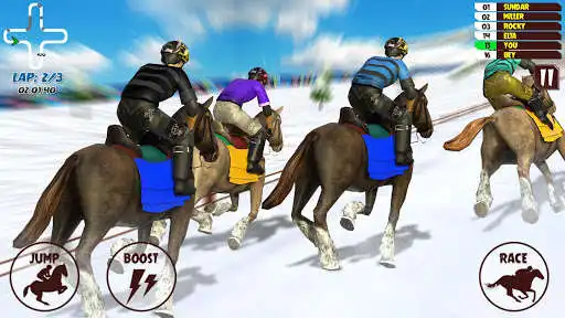 Play Horse Riding Racing Rally Game as an online game Horse Riding Racing Rally Game with UptoPlay