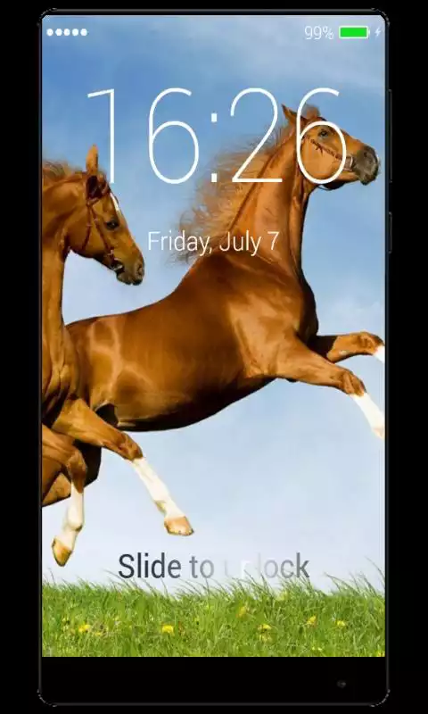 Play Horses Lock Screen