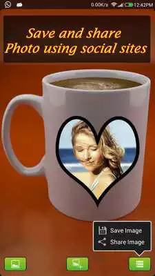 Play Hot Coffee Mug Photo Frame