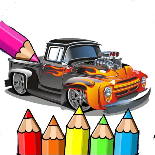 Play Hotrod car coloring APK