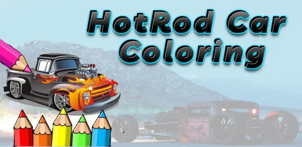 Play Hotrod car coloring  and enjoy Hotrod car coloring with UptoPlay