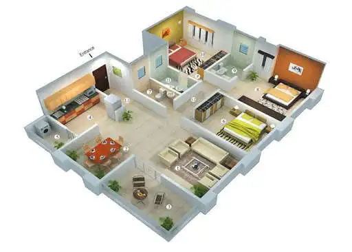 Play House Floor Plan And Construction  3d Design  and enjoy House Floor Plan And Construction  3d Design with UptoPlay