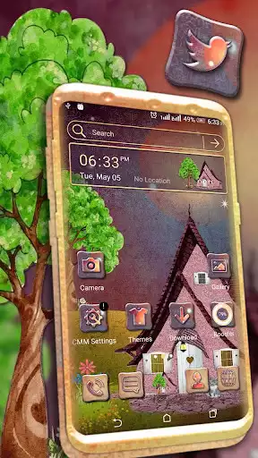 Play House Painting Launcher Theme  and enjoy House Painting Launcher Theme with UptoPlay