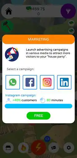 Play House Party Tycoon - Party Idle Game Simulation as an online game House Party Tycoon - Party Idle Game Simulation with UptoPlay