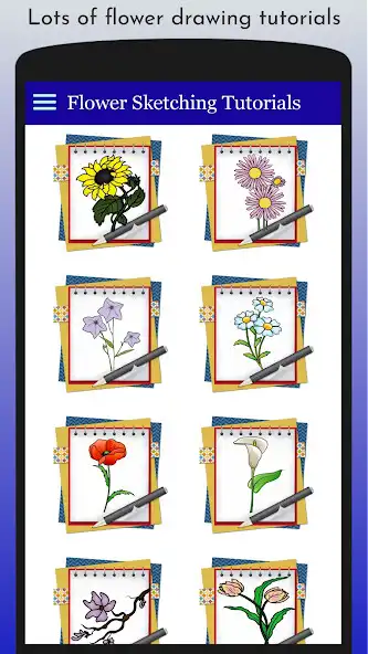 Play How to Draw a Flower Easy  and enjoy How to Draw a Flower Easy with UptoPlay