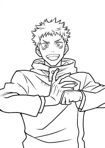 How to Draw Anime Jujutsu Kaisen online game with UptoPlay