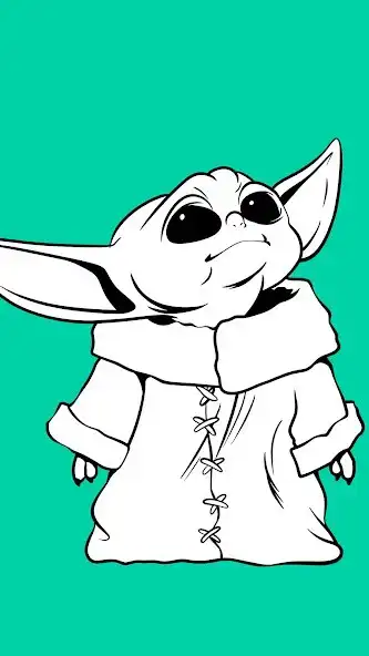 Play How to Draw Baby Yoda as an online game How to Draw Baby Yoda with UptoPlay