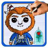 Free play online How To Draw Beauty and The Beast APK