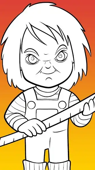 Play How to Draw Chucky as an online game How to Draw Chucky with UptoPlay