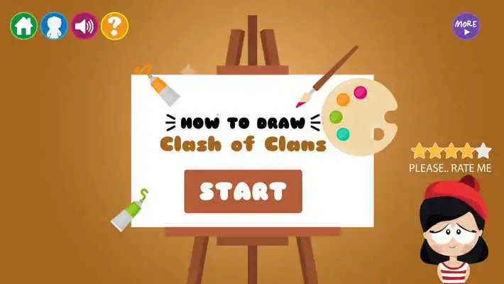 Play How to Draw Clash of Clans Guide