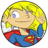 Free play online How to draw Comic Supergirls chibi style!!  APK