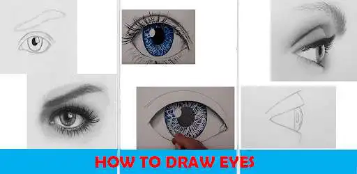 Play How To Draw Eyes   by step  and enjoy How To Draw Eyes   by step with UptoPlay