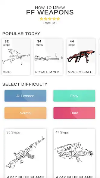 Play How to draw Fire weapons  and enjoy How to draw Fire weapons with UptoPlay