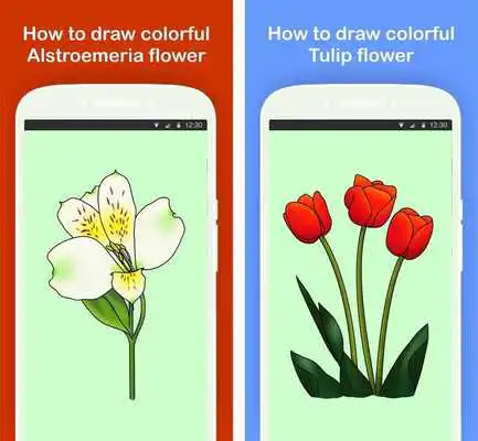 Play How to Draw Flowers Step by Step