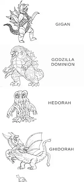 Play How to Draw Godzilla Monsters as an online game How to Draw Godzilla Monsters with UptoPlay