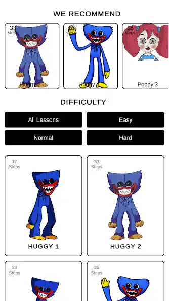 Play How To draw Huggy  and enjoy How To draw Huggy with UptoPlay