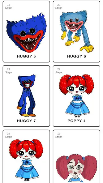 Play How To draw Huggy as an online game How To draw Huggy with UptoPlay