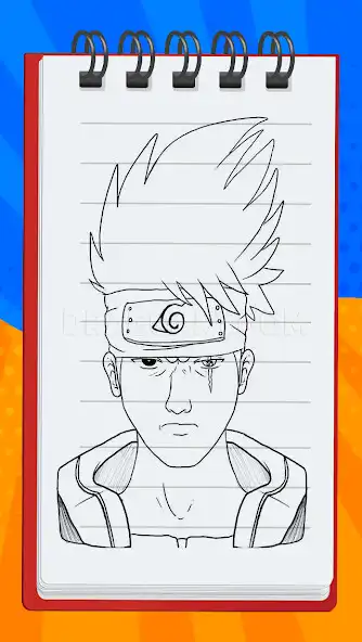 Play How to Draw Kakashi Anime as an online game How to Draw Kakashi Anime with UptoPlay