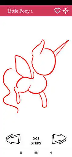 Play How To Draw Little Pony Step by Step as an online game How To Draw Little Pony Step by Step with UptoPlay