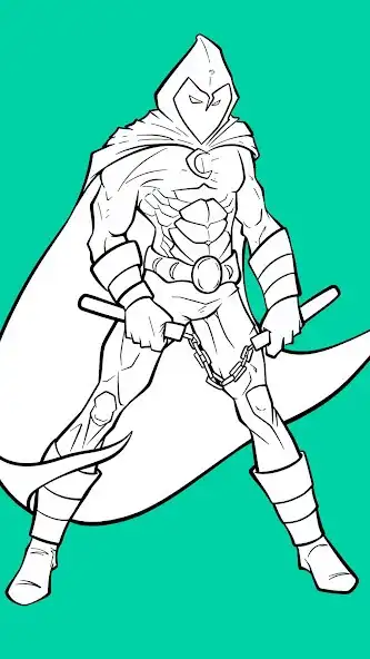 Play How to Draw Moon Knight as an online game How to Draw Moon Knight with UptoPlay