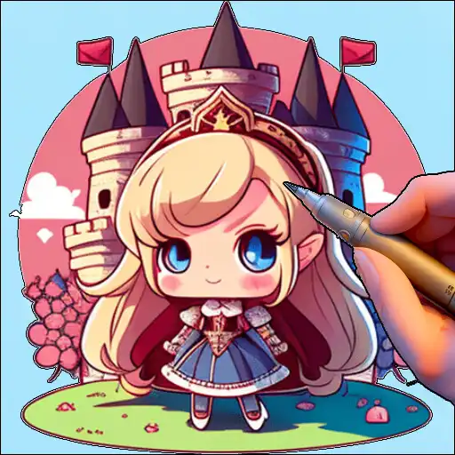 Play How to Draw Princess Kids Doll APK