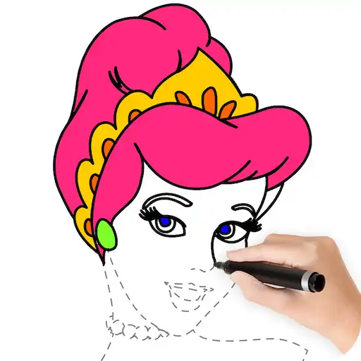 Play How To Draw Princess - Princess Coloring APK