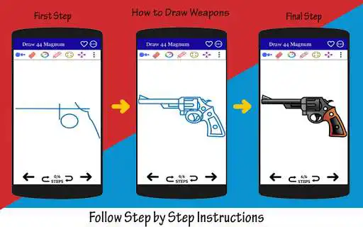 Play How to Draw Weapons Easily as an online game How to Draw Weapons Easily with UptoPlay