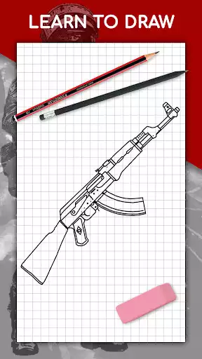 Play How to draw weapons step by step, drawing lessons  and enjoy How to draw weapons step by step, drawing lessons with UptoPlay